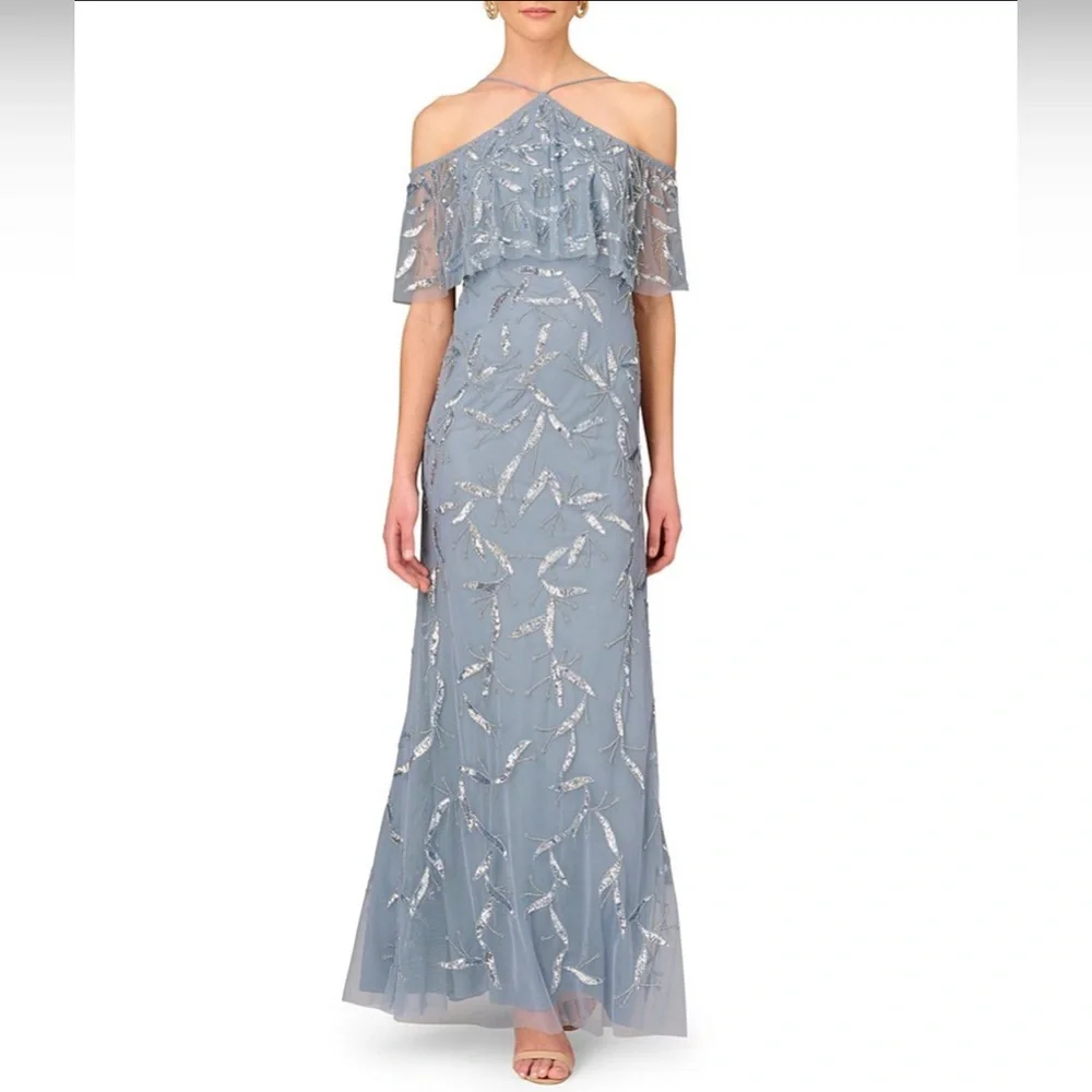 accessorize crochet dress Chevron Maxi Dress-SHW2603 #1 White Lace-Up Open-Back Long Sequin Number of Days:4 days black lace dupatta Designed with a sense